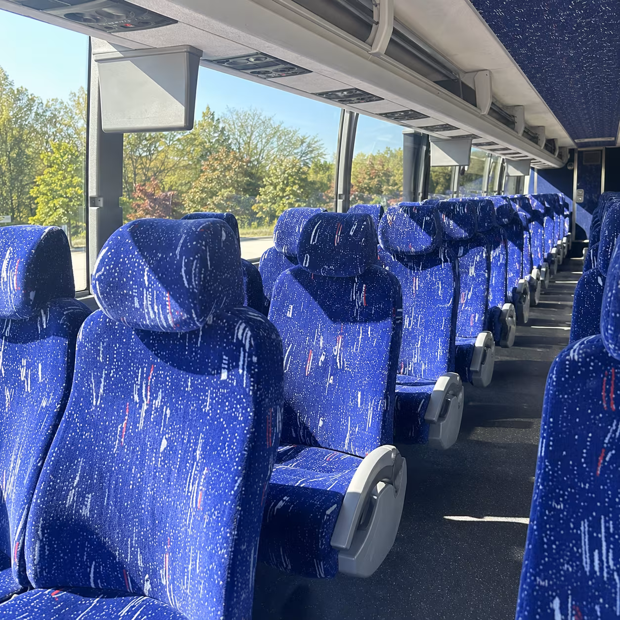 san ramon charter bus interior