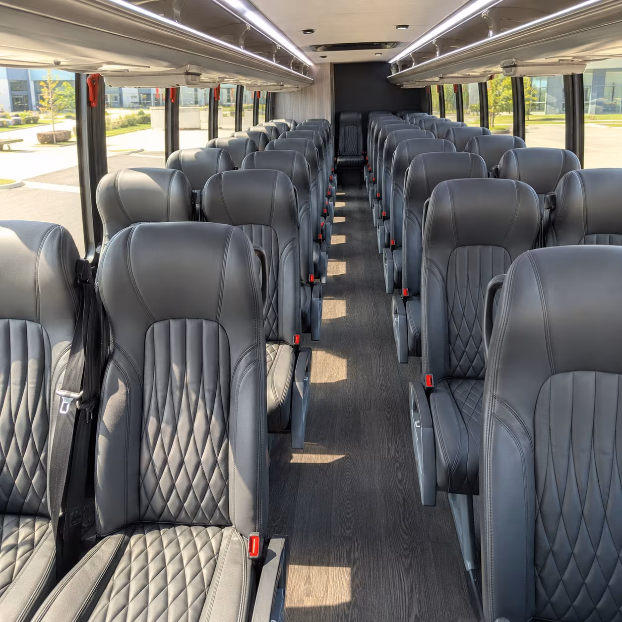 san ramon corporate event transportation onboard seating