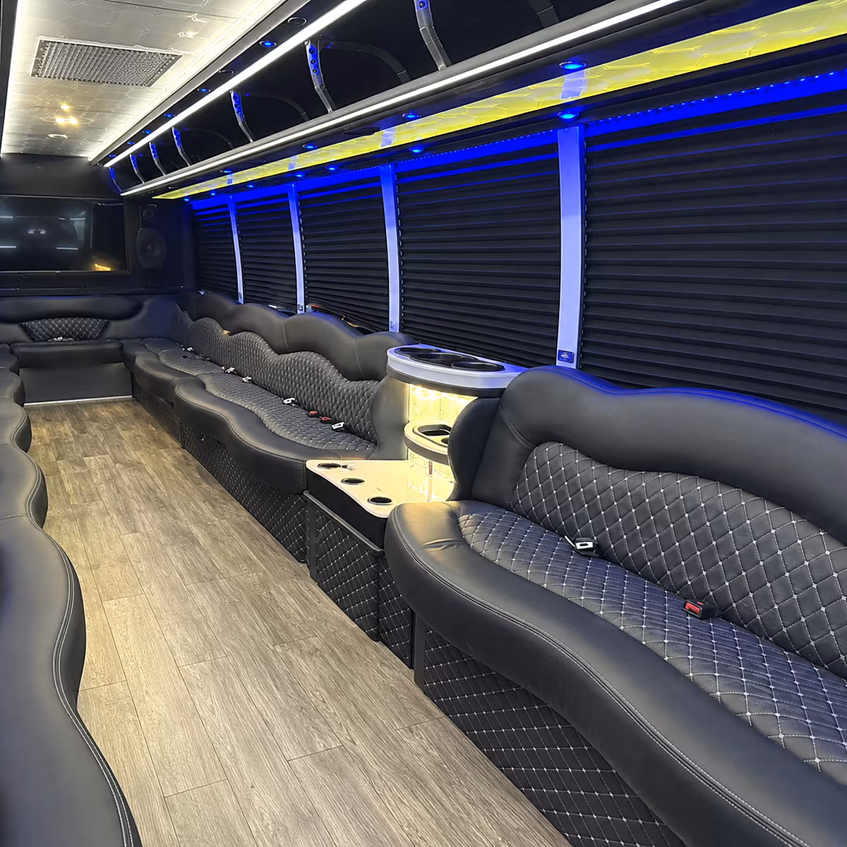 san ramon party bus rentals inside