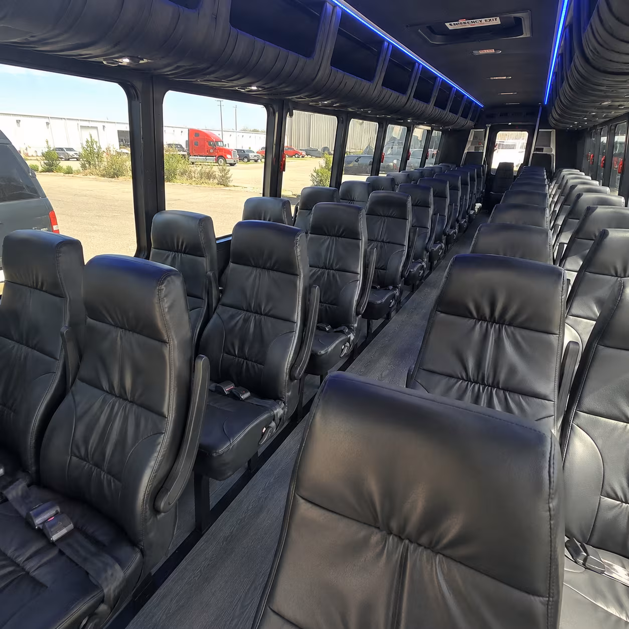 san ramon wedding transportation onboard seating